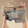 Geometric Print High-Elastic Boxer Briefs