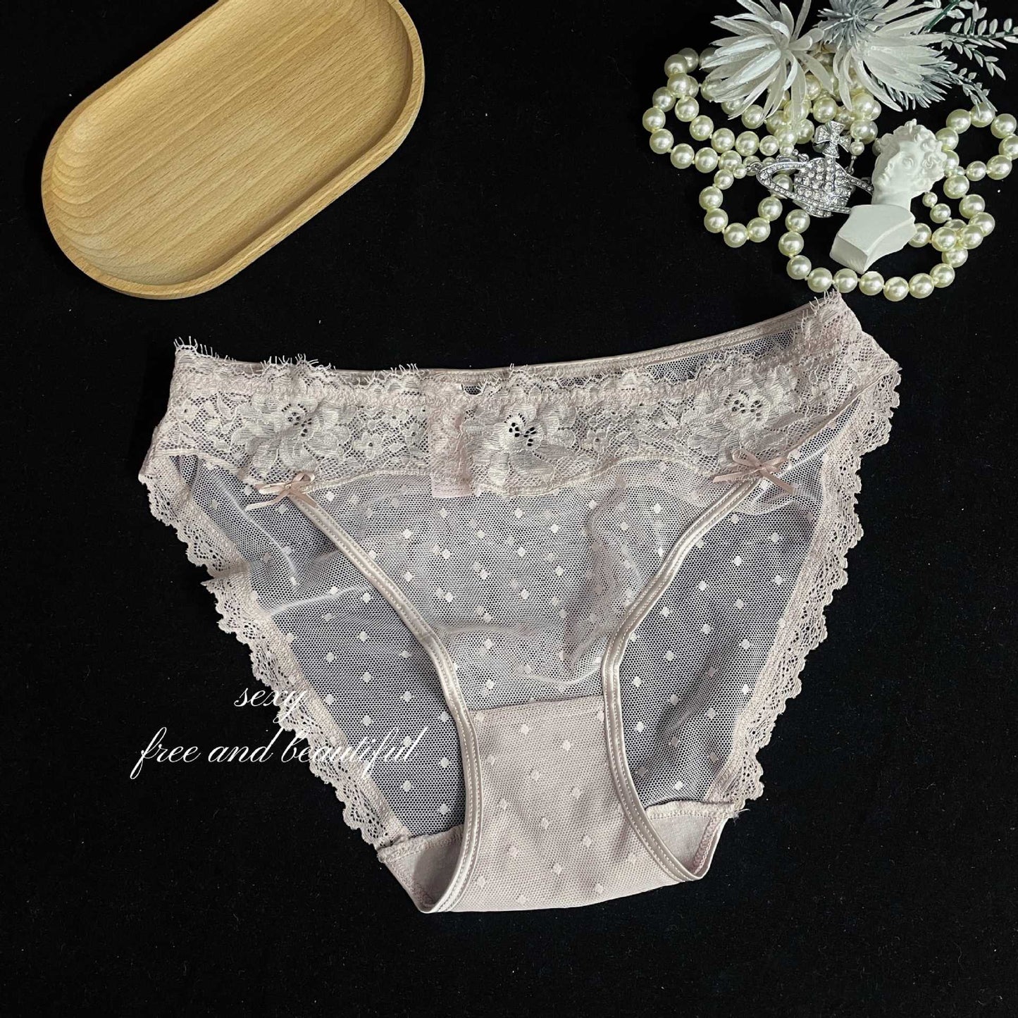 ZD Eyelash Lace Comfort Briefs
