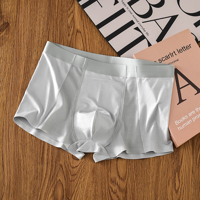 ZD  Cut-Out Silk Boxer Briefs