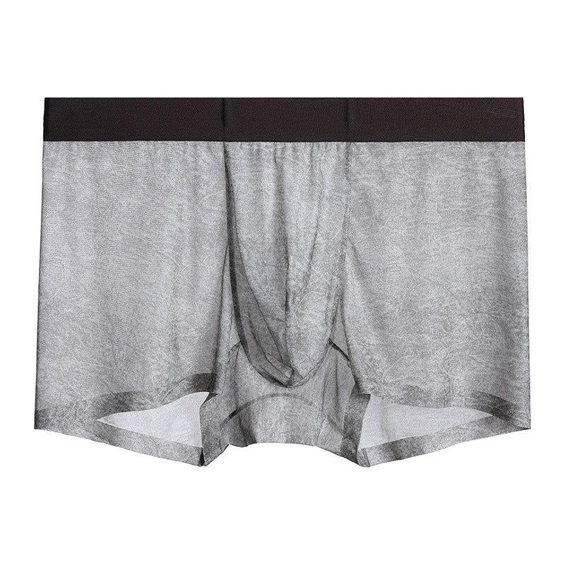 Vintage Wash Texture Sheer Mesh Starlight Boxer Briefs
