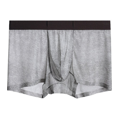 Vintage Wash Texture Sheer Mesh Starlight Boxer Briefs