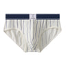 Cotton striped stretch briefs