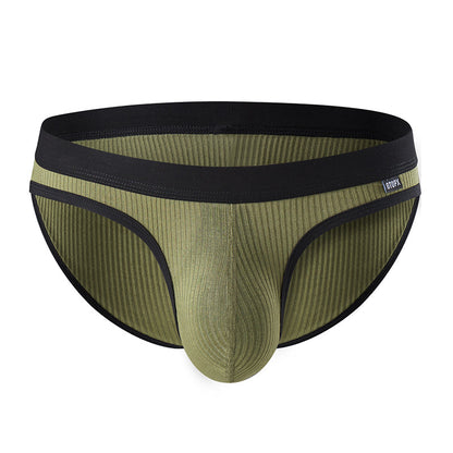 ZDBlack-Trim Pure Cotton Briefs