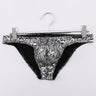 Snake print large pouch cotton-lined briefs