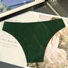 Thin Vertical Stripe Ice Silk Seamless One-Piece Low-Rise Briefs