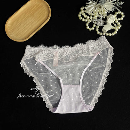 ZD Eyelash Lace Comfort Briefs