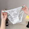 ZD  Bow Lace Crystal Briefs