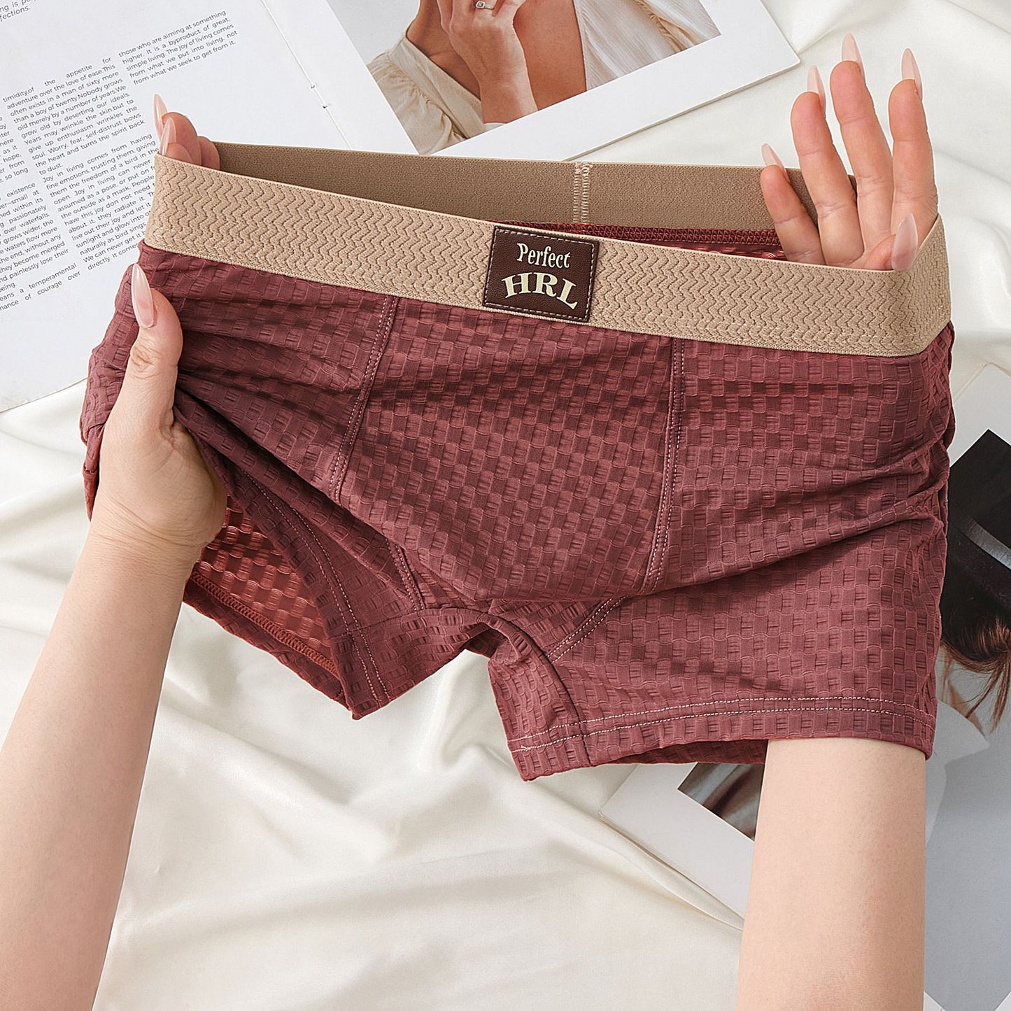 ZD Check Breathable Cotton Briefs
