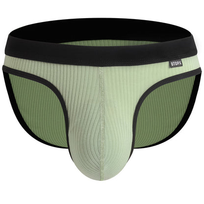 ZDBlack-Trim Pure Cotton Briefs