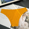 Thin Vertical Stripe Ice Silk Seamless One-Piece Low-Rise Briefs