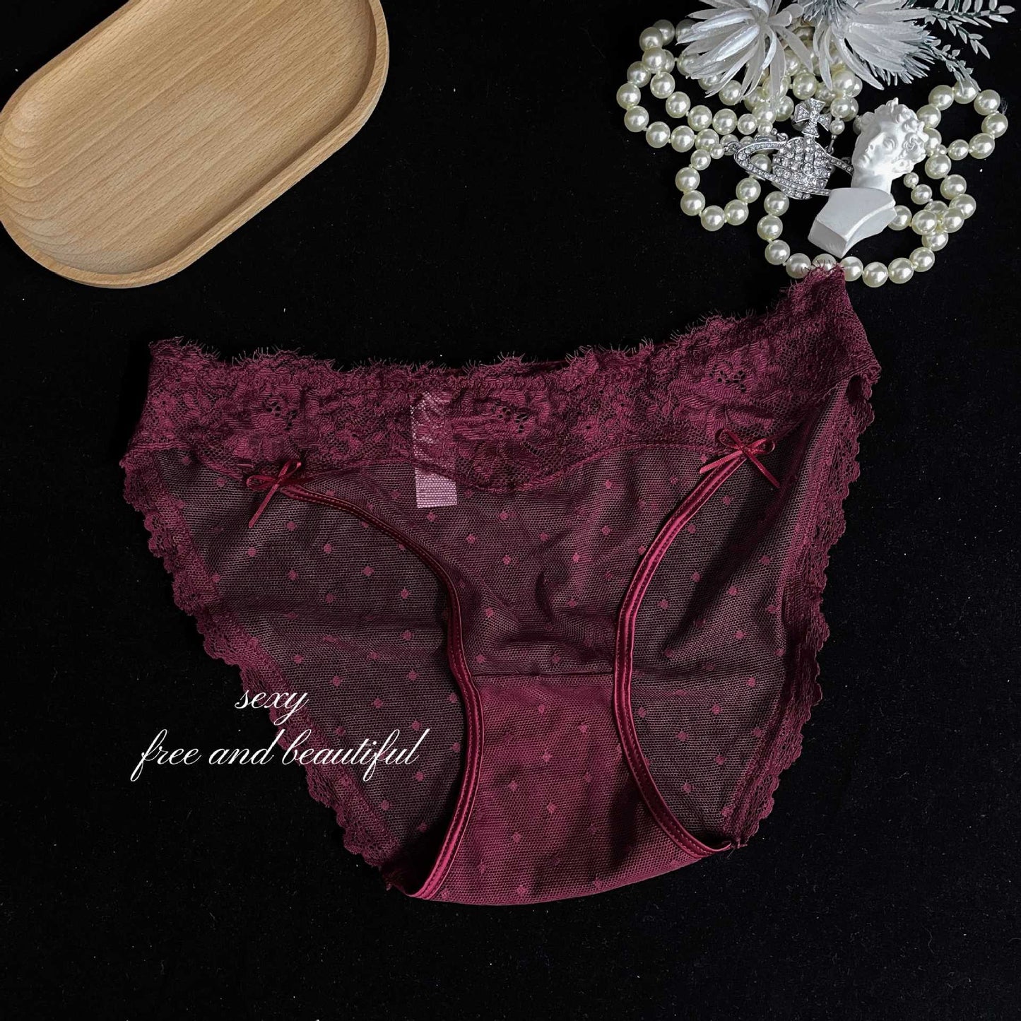ZD Eyelash Lace Comfort Briefs