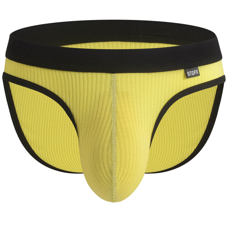 ZDBlack-Trim Pure Cotton Briefs