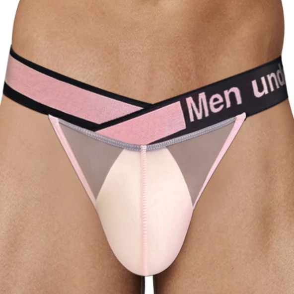 V-belt mesh briefs