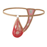 ZD Printed Sheer Mesh Thong