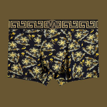 Vintage court print men's underwear