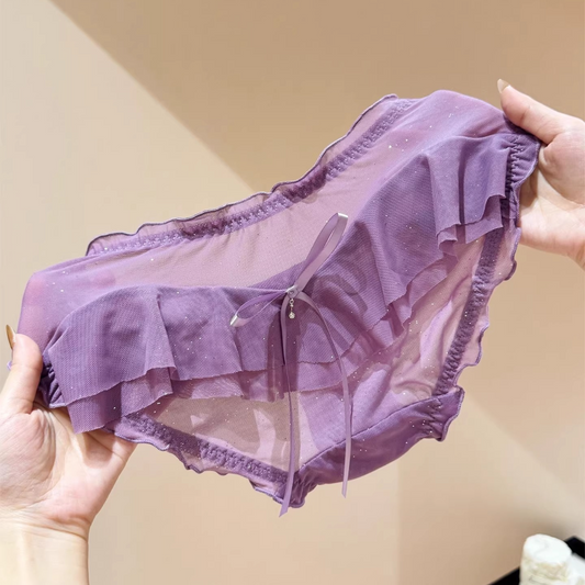 QS French Bow Lace Briefs (4 Packs)