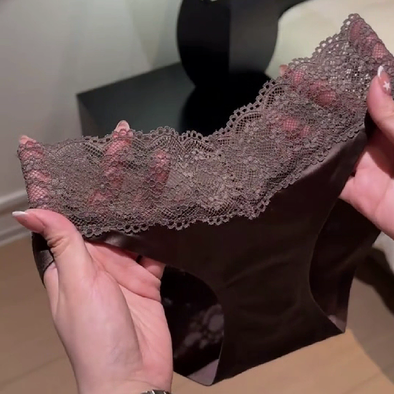 SZ Women Satin Lace Underwear