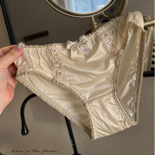 QS Satin Bow Panties (4 Packs)
