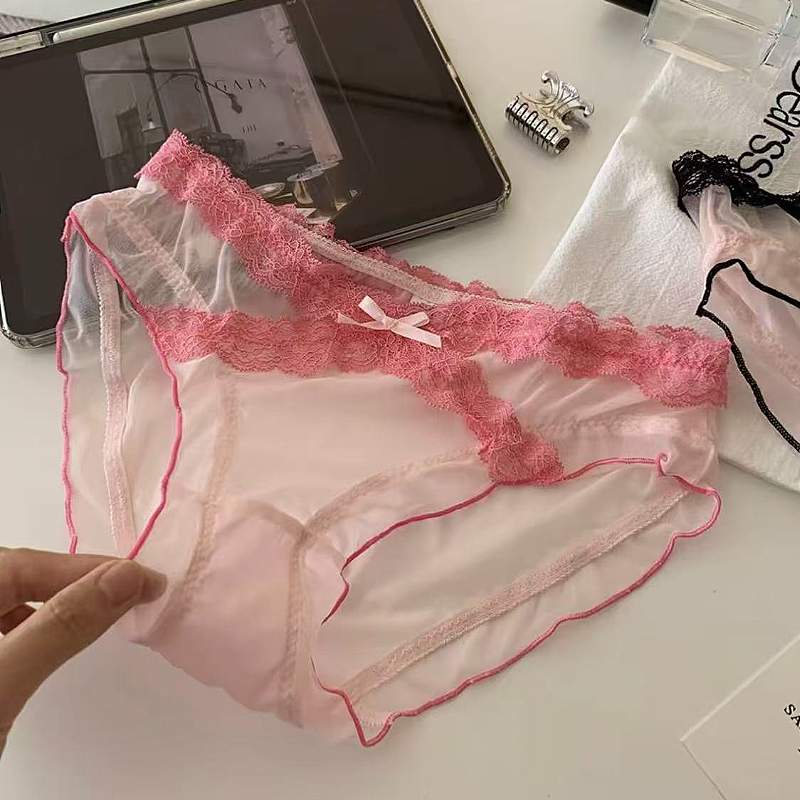 SZ Women Sheer Lace Briefs