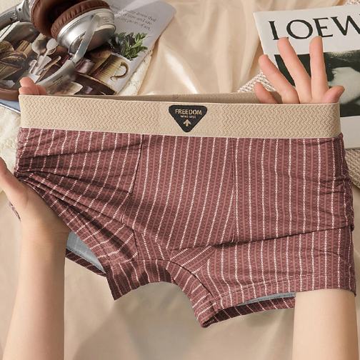 Braided belt ice silk boxer briefs