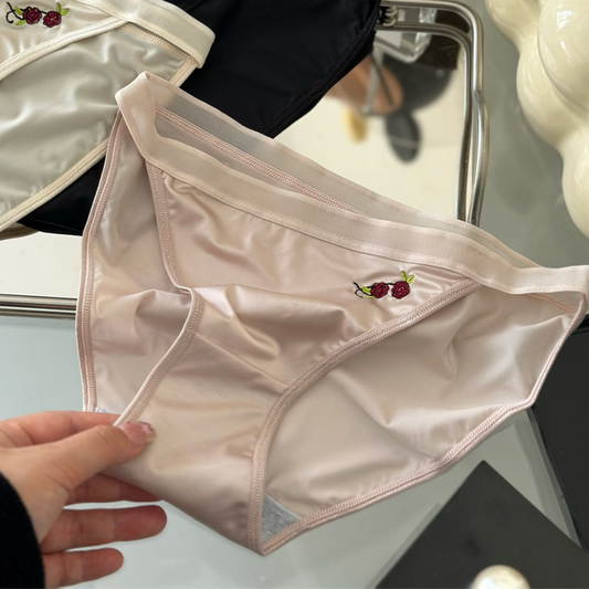 QS Embroidered Rose Briefs
