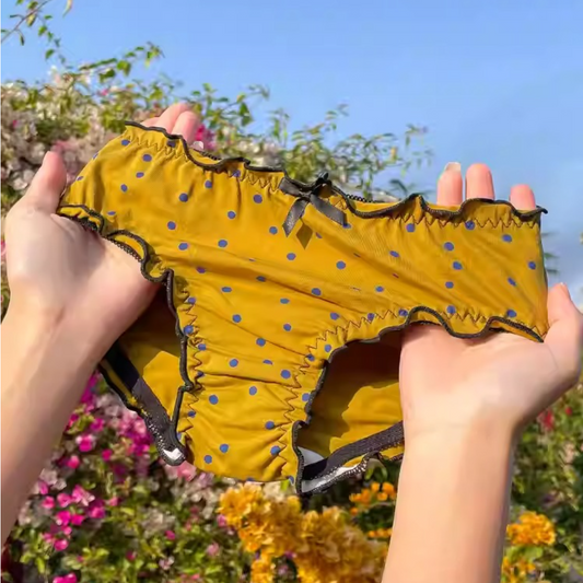 QS Retro Polka Dot Cotton Briefs (4 Packs)