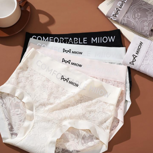 SZ Women Floral Lace Comfort Briefs