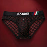 ZD【Limited Time Offer 】Grid Lace Wide Waistband Sporty Comfort Men's Underwear