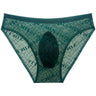 ZD Printed Sheer Mesh Men Brief