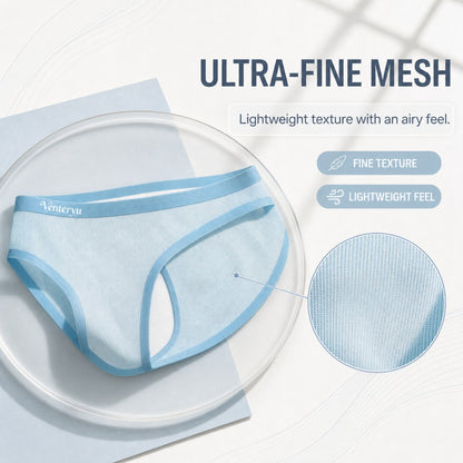 Thin Vertical Texture Stretch Breathable Low-Rise Men's Briefs