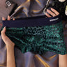 QS Sexy Leopard Print Mesh Breathable Boxer Briefs