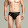 Lace fabric men's underwear