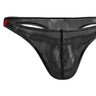 ZDStripe Waist Glitter Mesh Thong Pack