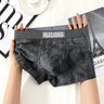 Vintage Texture Herringbone Wide Waistband Boxer Briefs