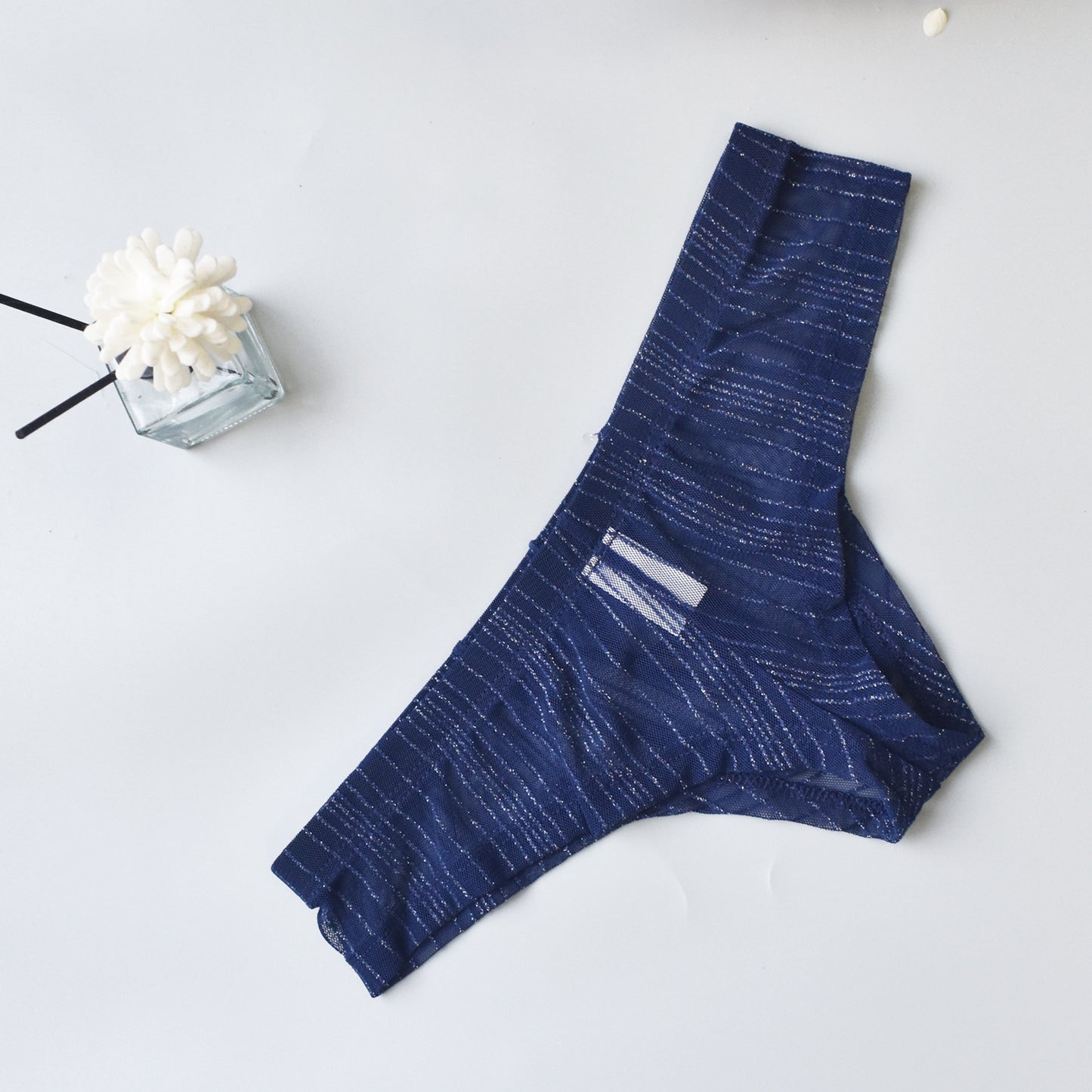 ZDStriped Texture Sheer Briefs