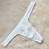 ZD Stripe Sheer Mesh Men Thong