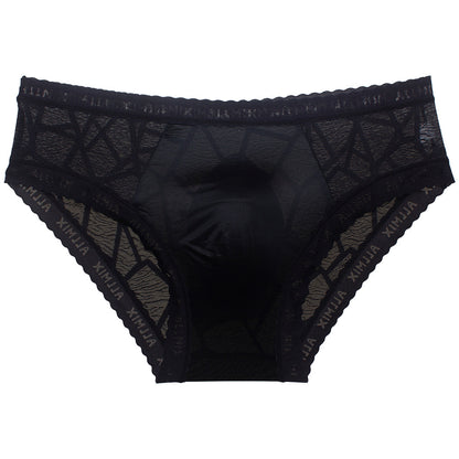 ZD Textured Lace See-Thru Briefs