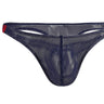 ZDStripe Waist Glitter Mesh Thong Pack