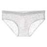 Crack Texture Full Hollow Sheer Low-Rise Briefs