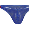 ZDStripe Waist Glitter Mesh Thong Pack