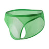Thin Vertical Texture Stretch Breathable Low-Rise Men's Briefs