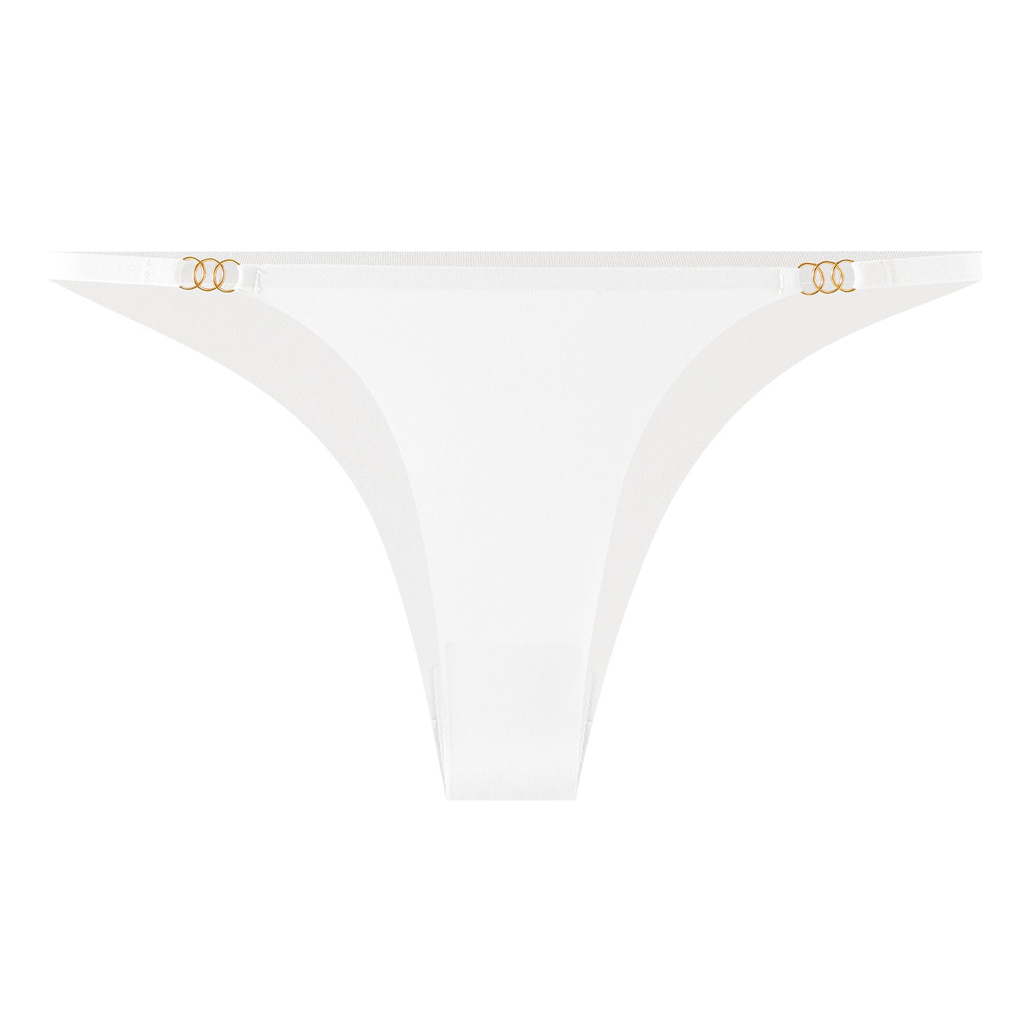Metal Ring Thin Strap Minimal Low-Rise Thong