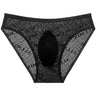 ZD Printed Sheer Mesh Men Brief